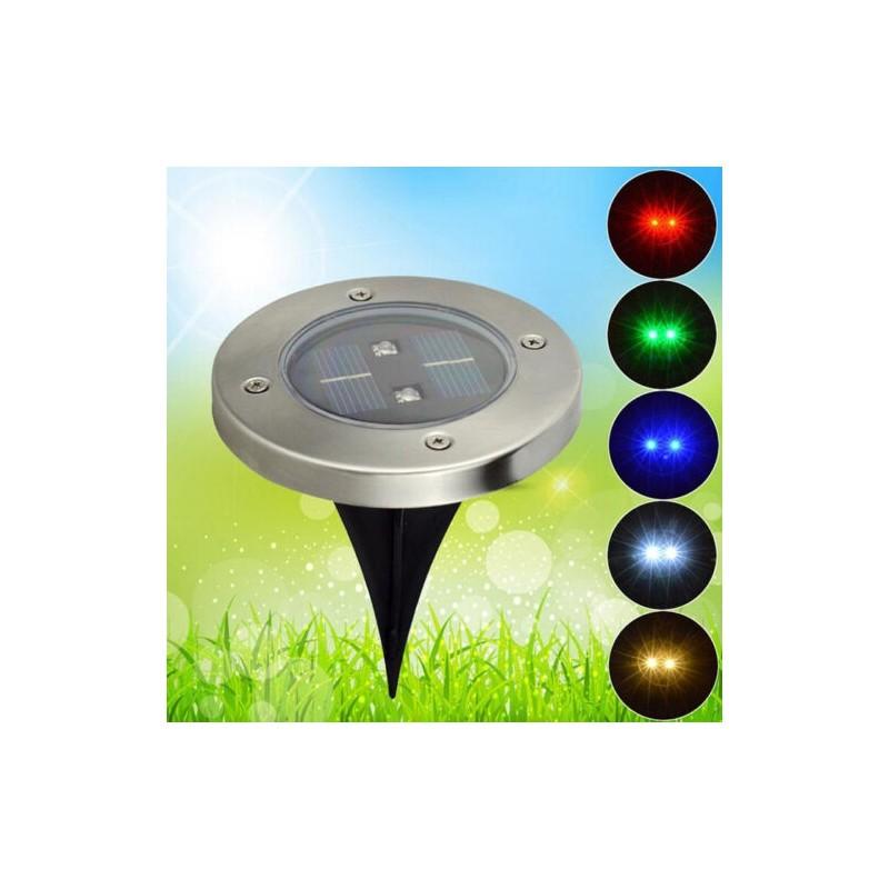 Premium 3 Led Solar Power Buried Light For Outdoor Path And Garden Decking