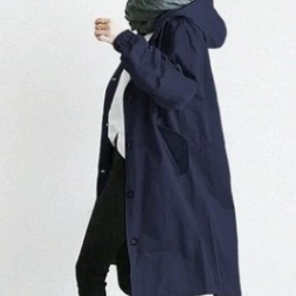 Autumn and Winter Trench Coat for Women, Medium To Long, with A British Style Temperament and A Waist Cinched Long Sleeved Jacket