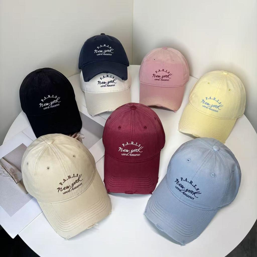 Spring And Summer Sunscreen Baseball Cap Female Face Small Casual Cap Versatile Retro Hat Sweet And Cool