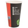 Vidaxl Papierowe Kubki Z Pokrywkami, 1000 Szt., 16Oz, 400Ml