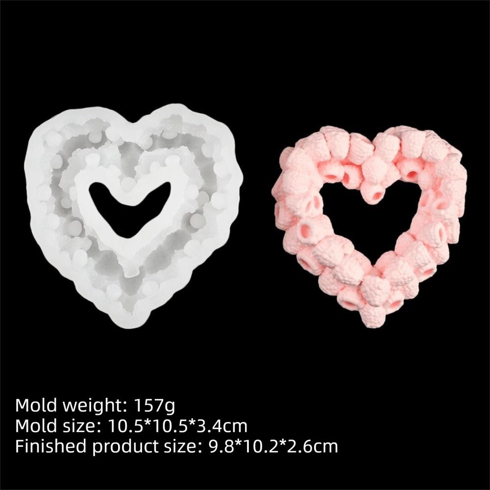 Food-Grade Silicone Raspberry Mold Heat-Resistant Deco Tools Raspberry Cake Mold 3D Design Chocolate Mousse Mold French Dessert
