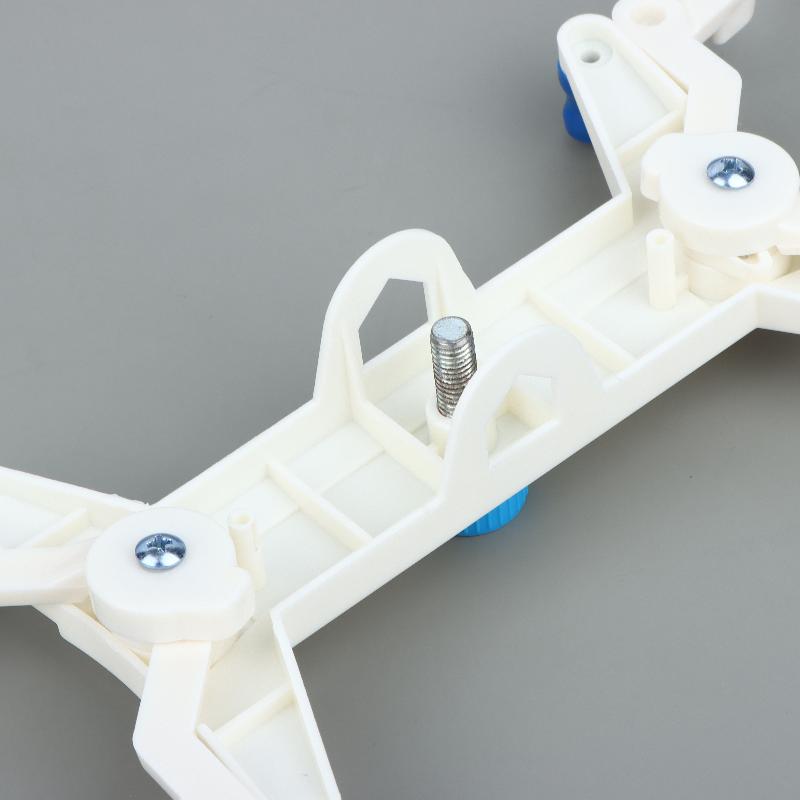 1Pcs Plastic Body Precision Double Burette Clamp For Teaching Labs With Powder Coated Surface And Silicone Covered Spring Grips
