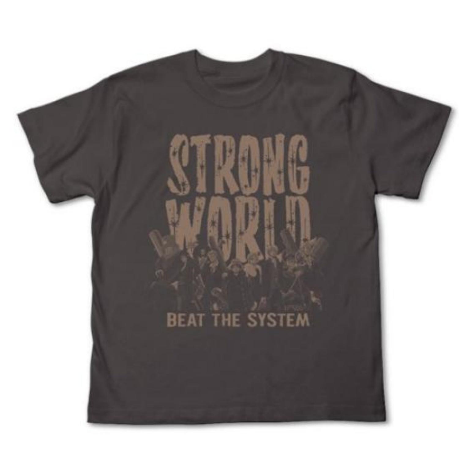 

Футболка One Piece STRONG WORLD Luffy Pirates Charcoal XS Размер S чёрный