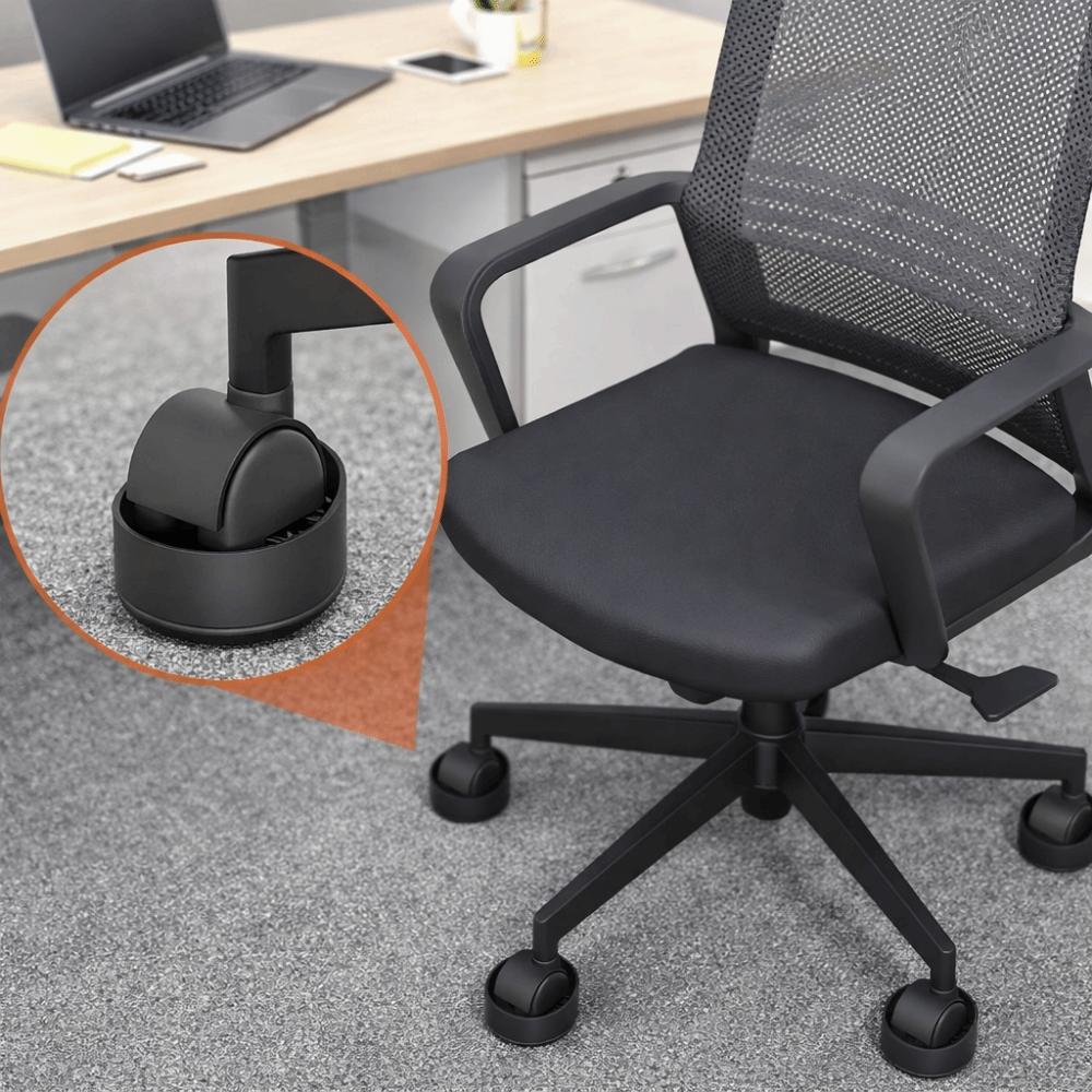 5Pcs Universal Office Chair Wheel Floor Protector Chair Wheels Stopper Office Chair
