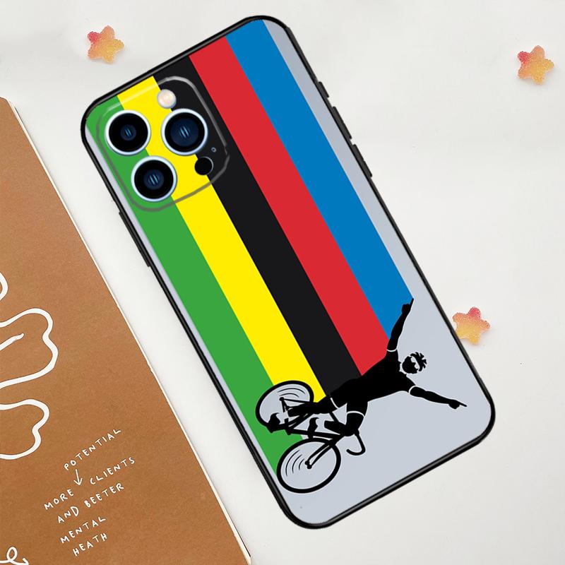 Cycling Bike Phone Case For iPhone 17 Pro Max 14 11 15 16 Pro Max 13 12 mini 16 Plus 16e 17 Air Funda