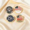 2026 Brooch Commemorating 250th US Anniversary Alloy Enamel Pin with Flag Liberty Bell Butterfly Buckle Suit Lapel