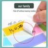 Waterproof Transparent Adhesive Name Stickers - Colorful and Self-Adhesive Labels