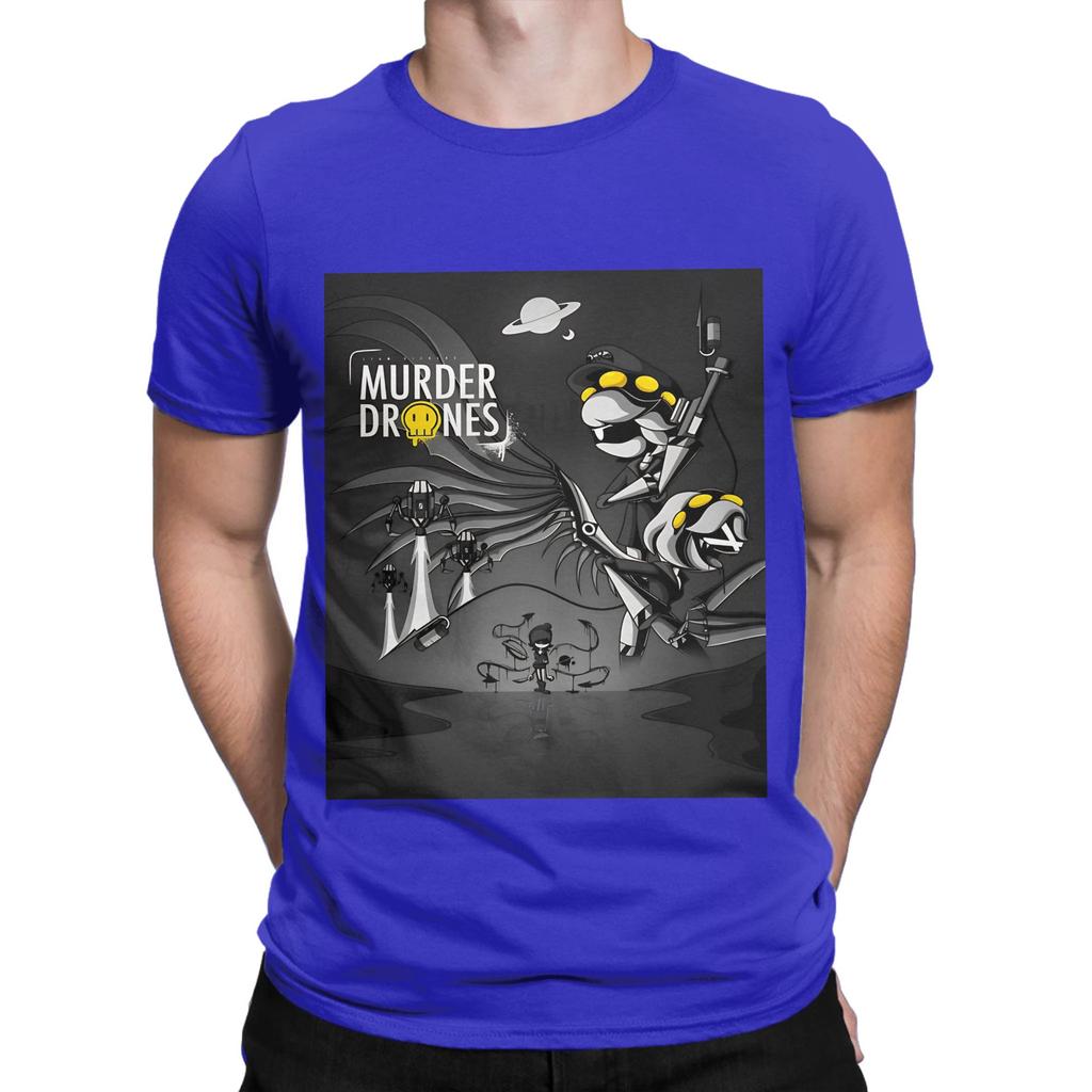 murder drones black Funny 100 Cotton TShirt Murder Drones Tees Tops For Unisex