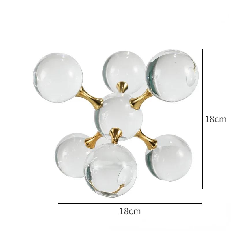 Nordic Luxury Crystal Figurine for Modern Home Decor In Living Room, Bedroom and More Bedside Table,Tea Room Handicrafts