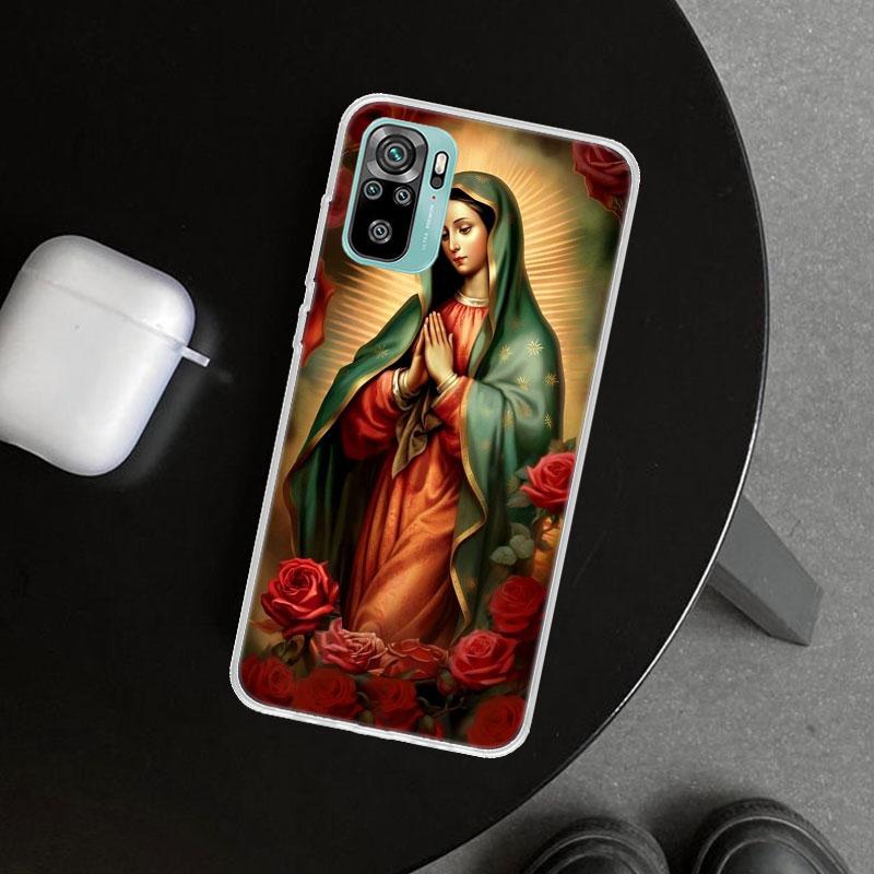 Virgin De Guadalupe Mary Phone Case Cover for Xiaomi Redmi Note 15 14 13 12 11 Pro Plus 14S 12S 11S 11T 11E 10S 10 Customized Fu
