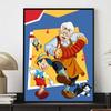 DIY Diamond Painting Pinocchio and His Grandfather Cross Stitch Kit Mosaic Art Diamond Painting Full Circle Diamond Home Decoration