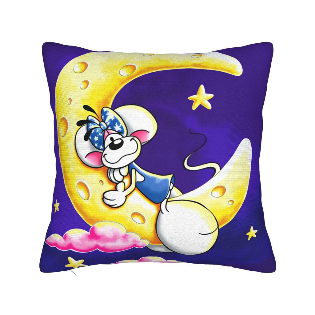 Pillow Case Cartoon Diddl Diddlina   Soft  Pillow Cover For Living Room Sofa Novelty Pillowcases