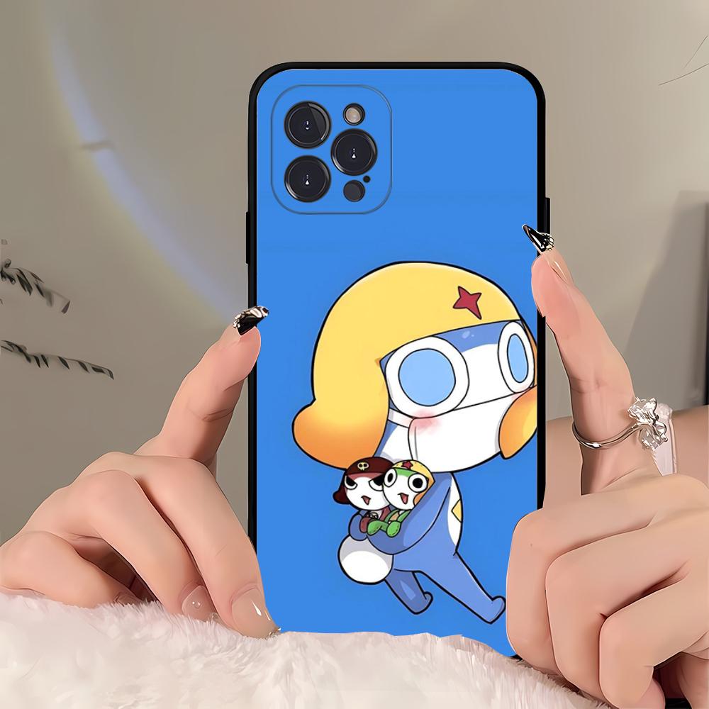 Cartoon Keroro Gunsou Frog  Phone Case For iPhone 16 15 14 11 12 13 Mini Pro XS Max Cover 6 7 8 Plus X Funda Shell