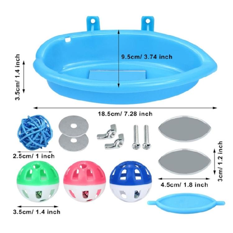 Bathtubs Shower Bird Fountains Swimming Pool Toy Bath Shower Water Dispenser for Various Bird Breeds