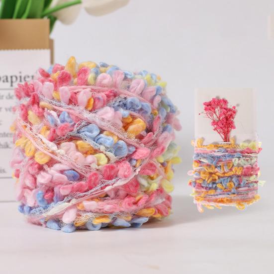 1/2Pcs 100G Hand Blended Yarn Ball DIY Handmade Knitting Crafts Bags Gloves Tassels