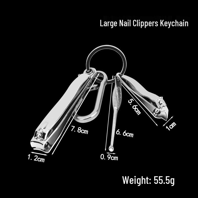 Nail Clippers Set: Small & Large with File - Manicure Tools
