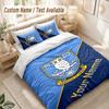 Custom Name Bedding Set 3 PiecesSheffield Wednesday FC Print Duvet Cover + 2 Pillowcases Soft Bed Decor
