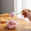 100PCS Lightweight Heart-shaped Spoons Thickened Ice Cream Spoons Disposable Spoons  Party