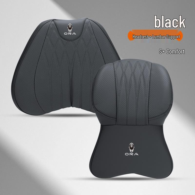 Good Cat Car Headrest & Lumbar Pillow Set for ORA Lightning/Ballet Cat Models