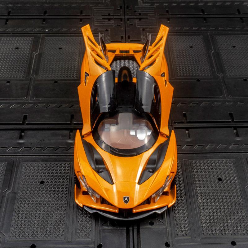 Simulation Legierung Super Auto Modell Junge Akustooptischen Pullback Spielzeug Auto Ornamente