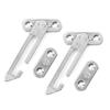 2pcs/set Window Restrictor Clips 304 Stainless Steel Window Safety Locks Protect Children Secure & Easy To Install