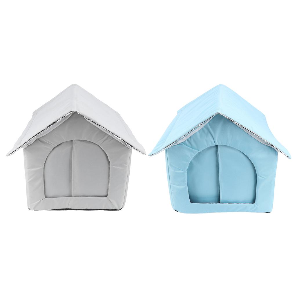 Outdoor Cat House Water Resistant Weather Proof Spacious Enclosed Winter Insulated Cat Shelter for D