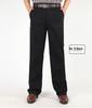 Men’s High Waist Cotton Pleated Loose-Fit Pants for Spring & Autumn