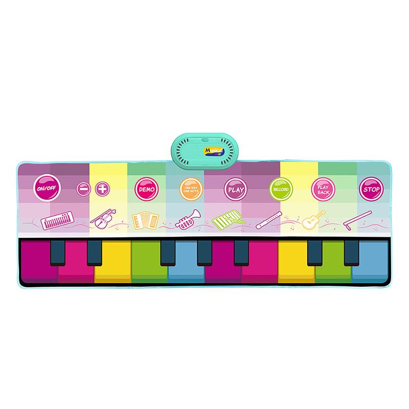 Interactive Children's Piano Mat: Educational Music Carpet for Parent-Child Play