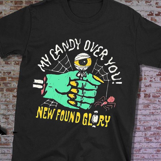 New! My candy over you new found glory shirt Gift Fan EN555 Unisex T-Shirt XXXL