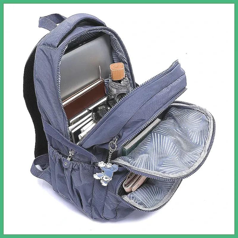 Lightweight Waterproof Laptop Backpack for Men & Women, High School Student Bookbag, Outdoor Hiking Travel Daypack