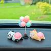 Cartoon Pig Butt Car Ornament: Cute, Creative High-End Interior Decoration