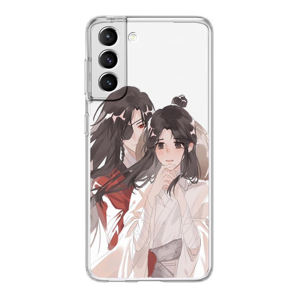 

Чехол для телефона Heaven Official s Blessing TGCF для Samsung Galaxy S22 S21 S20 FE Ultra 5G S10 S10E S9 S8 Plus Note 10 20, прозрачный чехол Note 10 Plus
