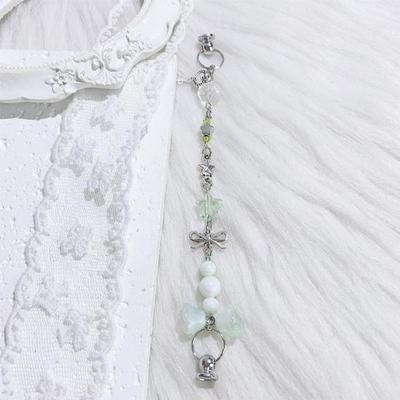 Fashionable Fish Star Keychain Youthful Multifunctional Beadwork Phone Lanyard Alloy Handmade Keyring Accessory
