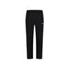 Li Ning Table Tennis Series Brand Logo Side Stripe Straight Leg Drawstring Comfortable Skin-Friendly Sweatpants Unisex Pants Black AKLUD91-1