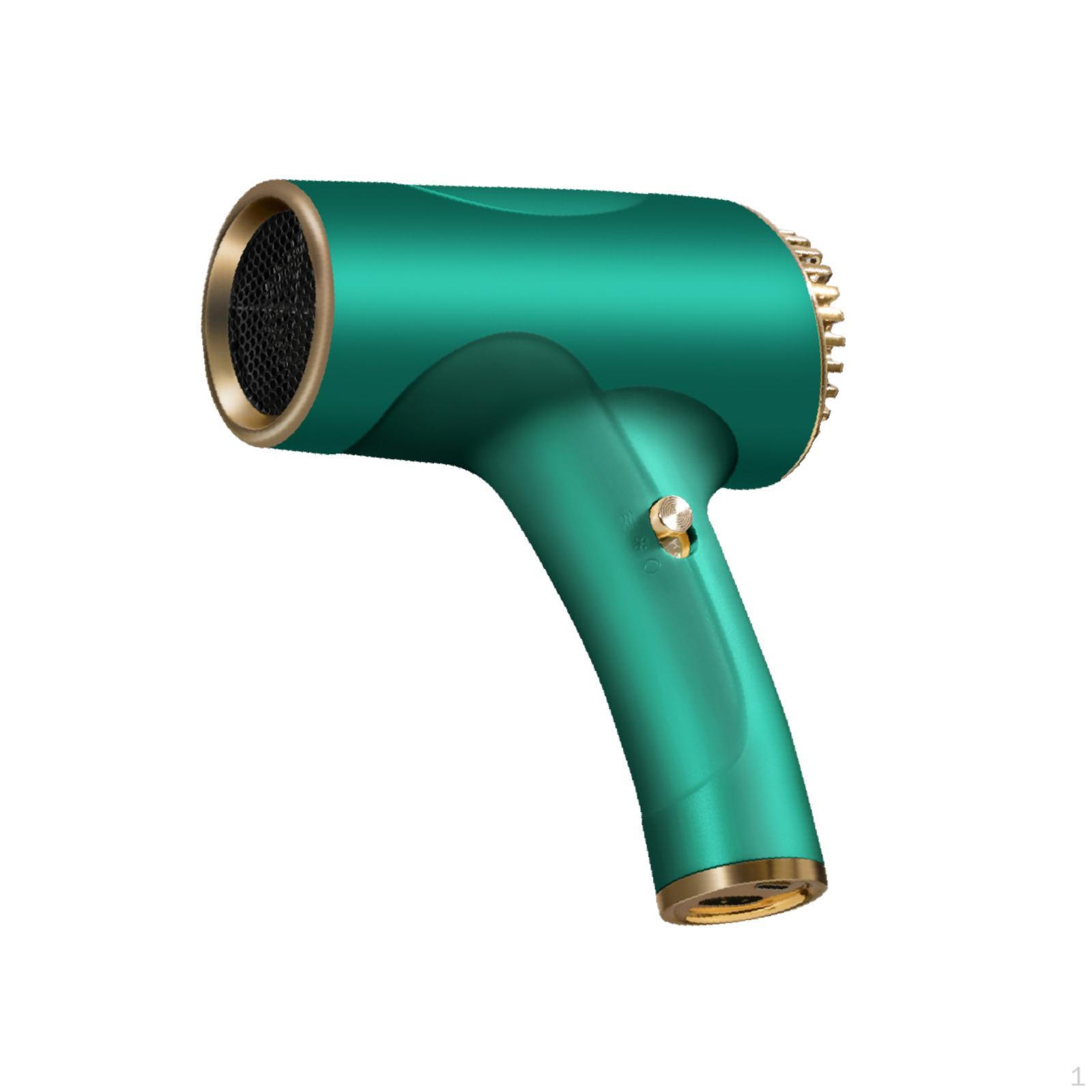 Портативный фен для волос Blow Элегантный легкий малошумный фен для быстрого высыхания и ухода за волосами зелёный