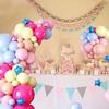 141 Piece Pink Blue Balloon Chain Set Girl Birthday Party Wreath Arch Celebration Baby Shower