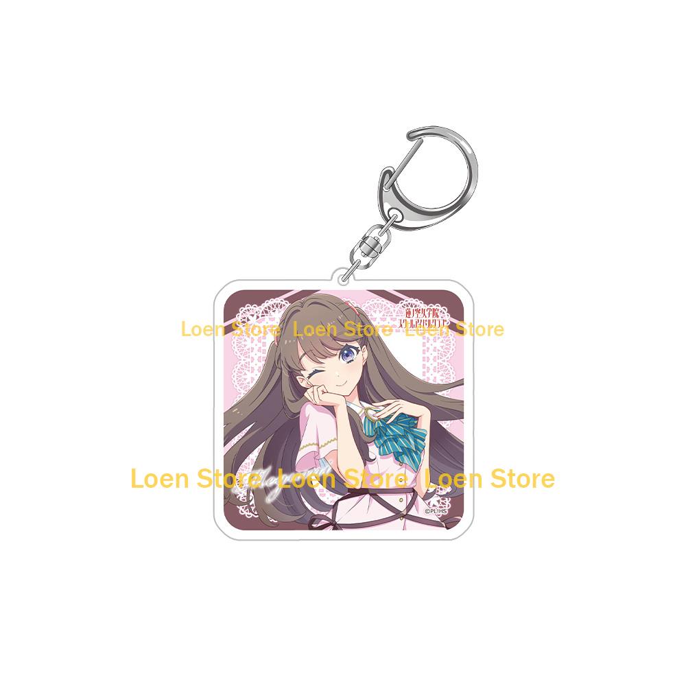 Love Live Kaho Hinoshita Sayaka Murano Kozue Otomune Tsuzuri Yugiri Rurino Osawa Megumi Fujishima Anime square Acrylic keychain 6CM Acrylic keychain