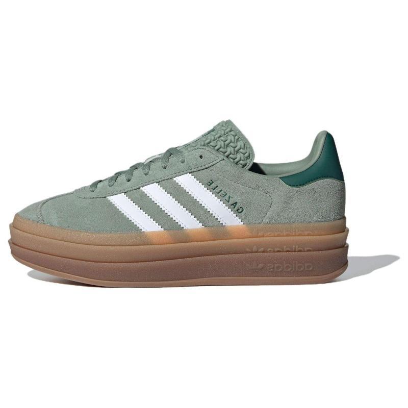 Adidas Gazelle Bold Sølvgrønn Gummi Damesneakers ID6998