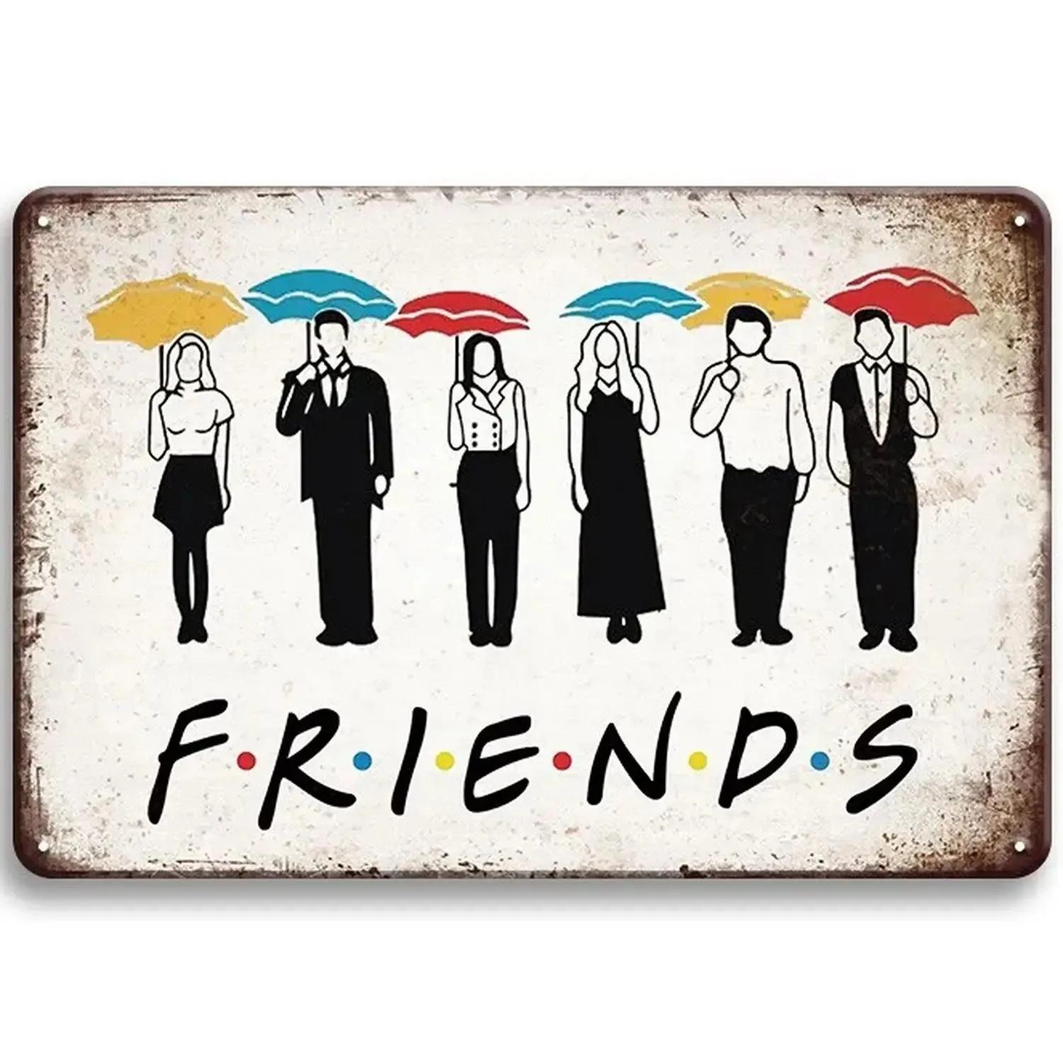 

1pcsVintage Coffee Shop Metal Sign Retro Style Central Perk Tin Wall Art for Home Café Decor 20x30cm（7.8x11.8inch）