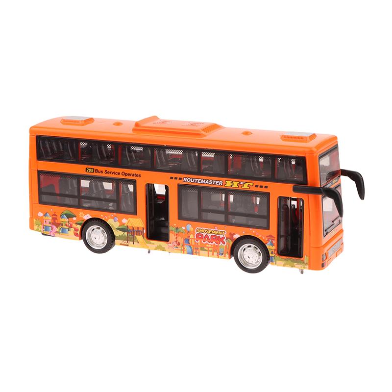 1 Piece Simulate Exquisite Convertible Bus Toys Double Decker Bus City Tour Car Model Gifts For Children