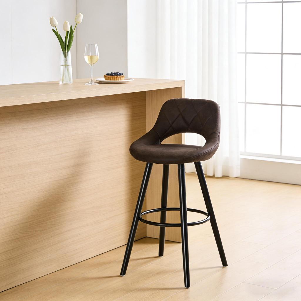 Chic Dining Chair, Multifunctional Chair, Backrest for Dining Chairs, Bar Stool, for Kitchens, Bars, Jewelry Stores (Only One Bar Stool Included)
