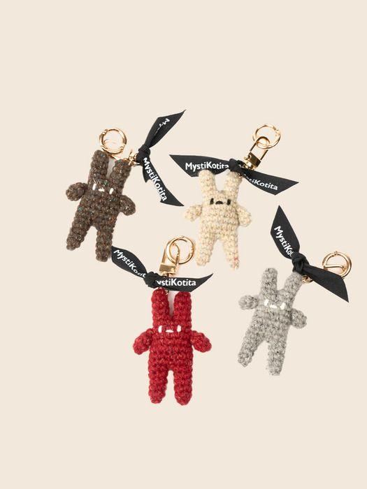 MystiKotita Mini Chicken Rabbit Keyring - 4 colors