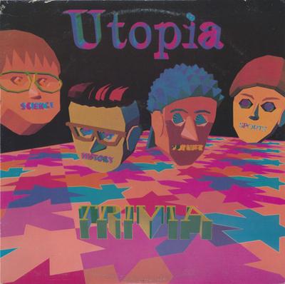 LP Record UTOPIA (TODD RUNDGREN) - Trivia PB6053 PASSPORT 1986 US Rock Used