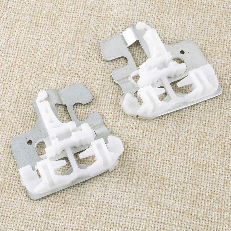 New 2Pcs Car Front Left & Right Window Regulator Repair Clip Fit for BMW X5 E53 2000 2001 2002 2003 2004 2005 2006 51357125059