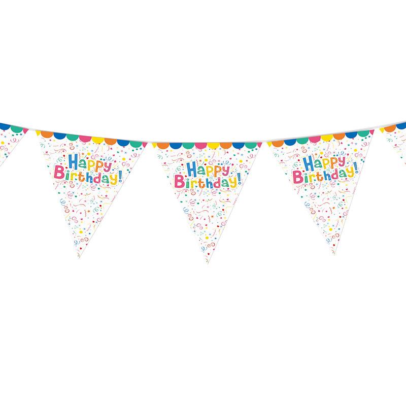 

Disposable Color Birthday Plate Tableware Children S Holiday Arrangement Party Cake Paper Plate Supplies pennants (1pcs)