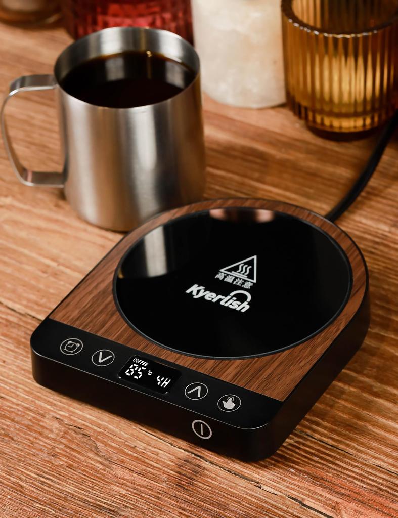 Kyerlish Cup Coffee Insulated Mug Drink Warmer 5 Temperature 4 13cm Wide Heating Auto For and Heated PSE Safety Warmer, Warmer, Coaster, Warmer, [Gift