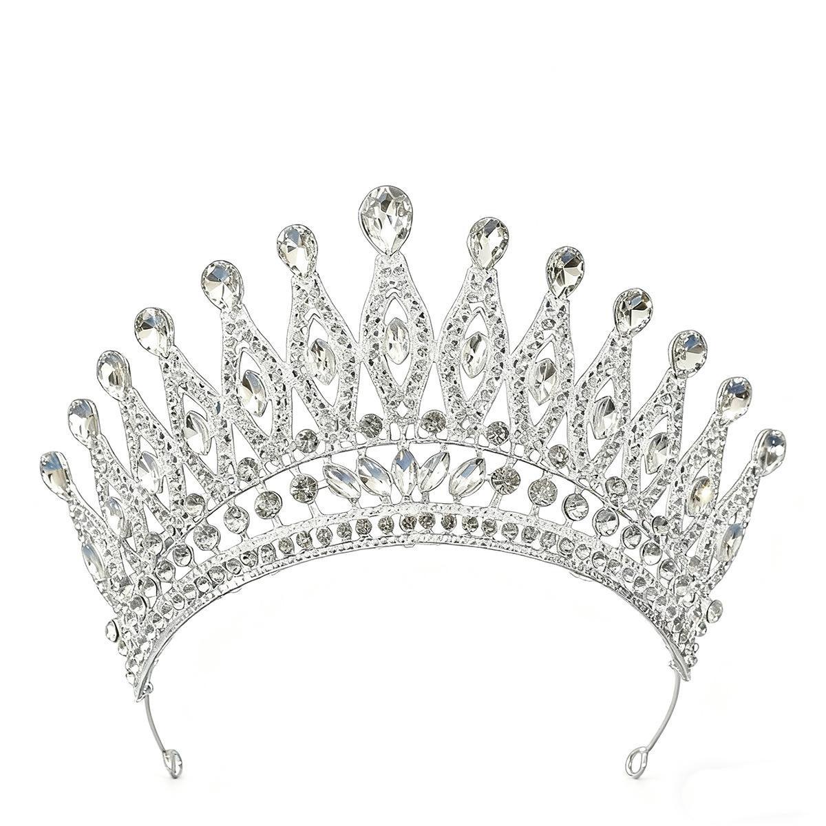 

Корона Илин Тиара Свадебный Аксессуар для Волос Высококлассная Европейская и Американская Корона Барокко Выступление Конкурс Красоты Мисс Мира