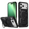 For iPhone 17 Pro Max Case Compatible with MagSafe Kickstand TPU+PC Phone Cover