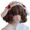 Gothic Lace Hairhoop for Girls Lolita Style Anime Rabbit Ear Headband Cosplay Costume Party Headdress ComicShow Headwear