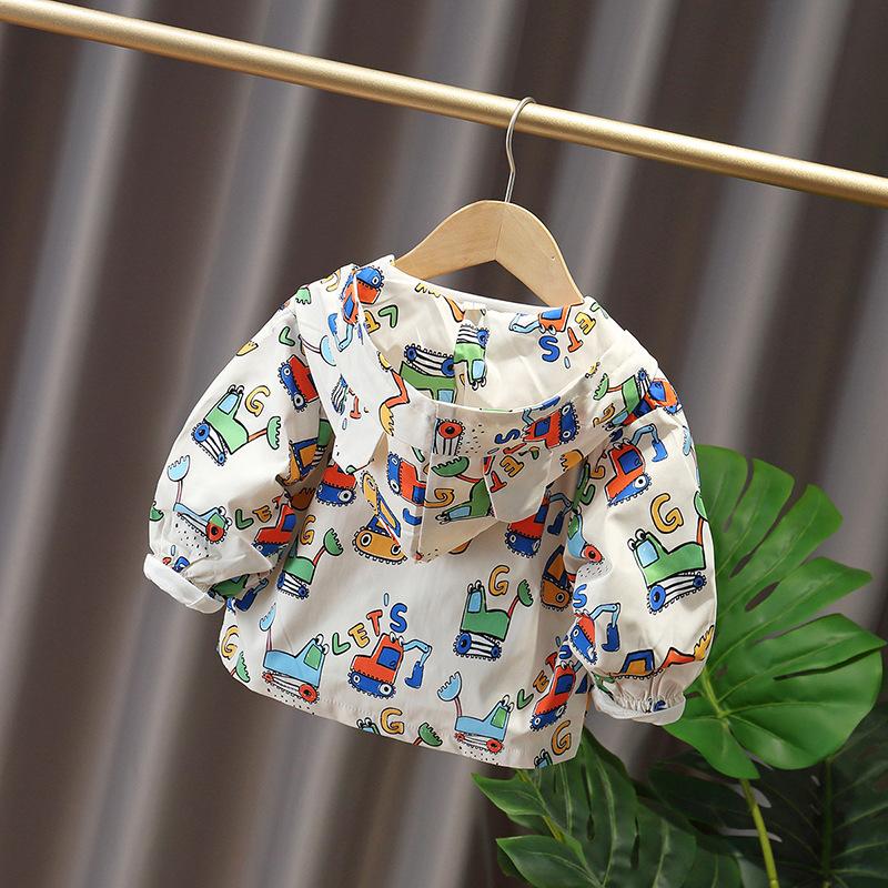 Boys Lightweight Spring Autumn Trench Coat for 1-3 Years Old